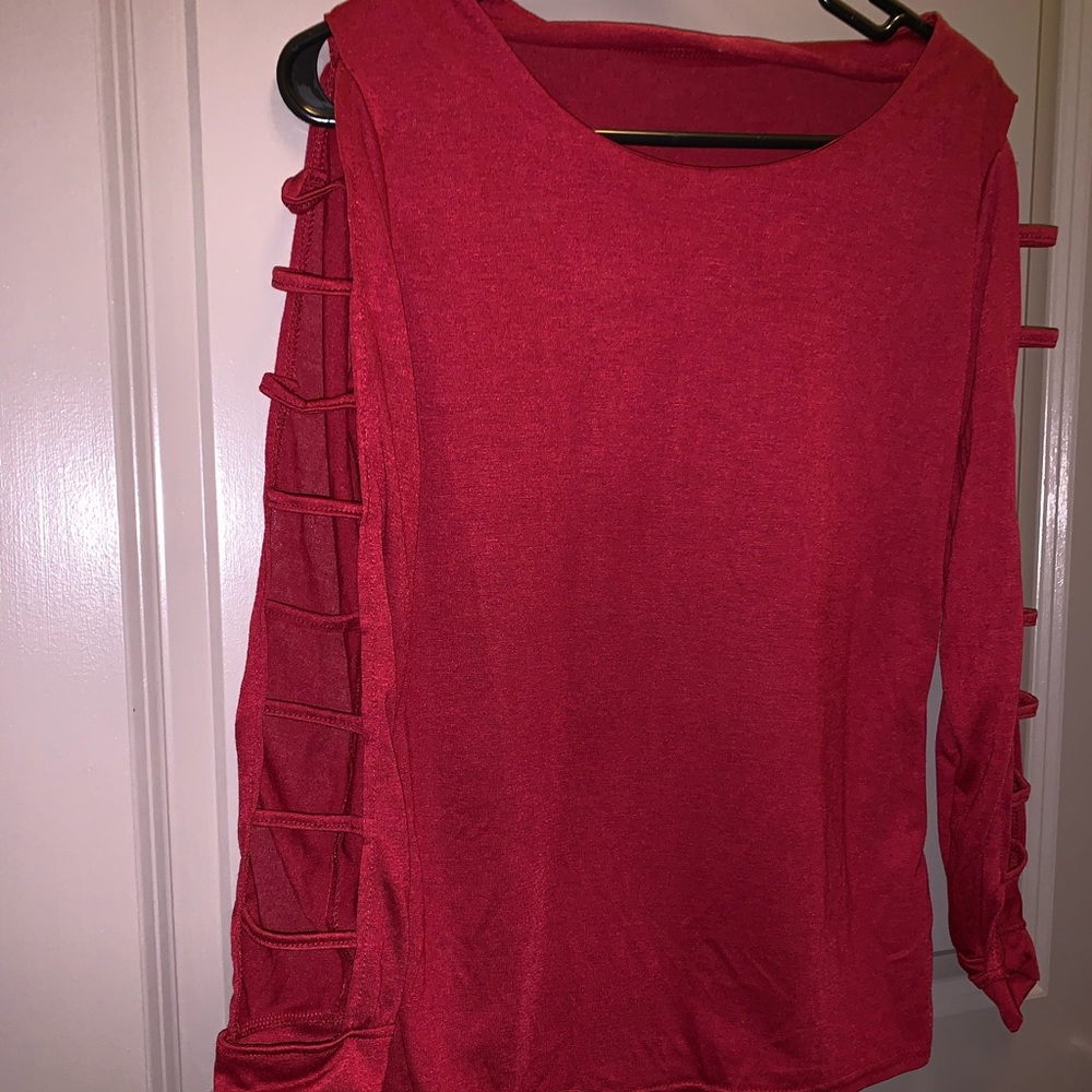 NEW Long sleeve top with arm cut outs - Picture 3 of 3